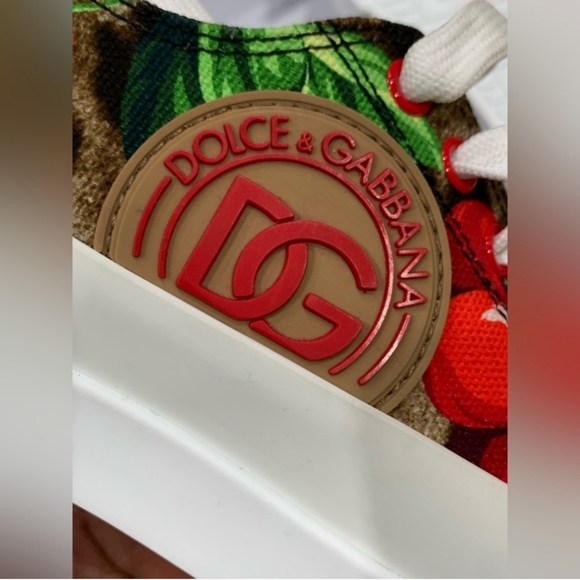 NWT NIB Dolce & Gabbana Portofino Cherry Sneakers - Picture 10 of 10